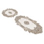 Mijölnir Juego de alfombras de baño Crema (2 piezas)